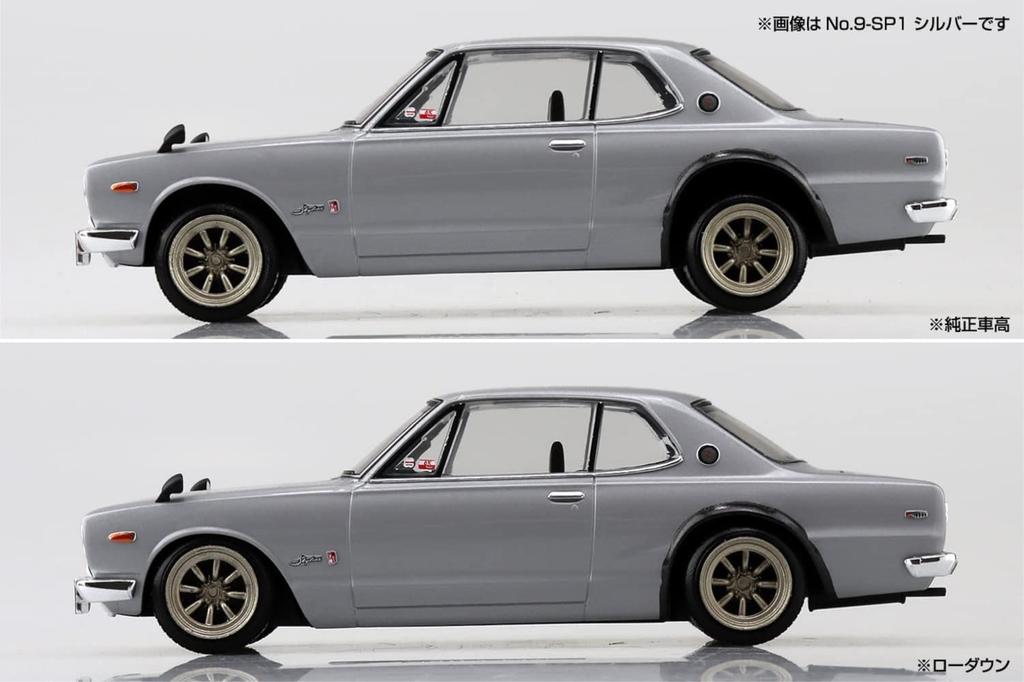 Aoshima Bunka Kyozai The Snap Kit Series Nissan Skyline Custom Wheels Plastic Model Co., Ltd. (АОСИМА) 1/32 2000GT-R (красный) Предварительно окрашенный 09-SP3