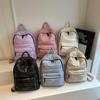 Trendy Women's Cotton Backpack - Casual, Versatile, Large Capacity, Lightweight