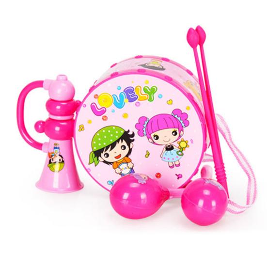 6 шт./компл. Взаимодействие родителей и детей, ABS, интересный рожок, стук руками, детские музыкальные игрушки, детский барабанный набор