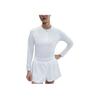 Court Advantage Dri-FIT Однотонная Удобная Теннисная Футболка с Длинным Рукавом Женские топы Белый FZ6738100
