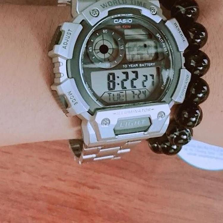 Casio Мужские СЕРЫЕ часы YOUTH AE-1400WHD-1 AE-1400WHD-1