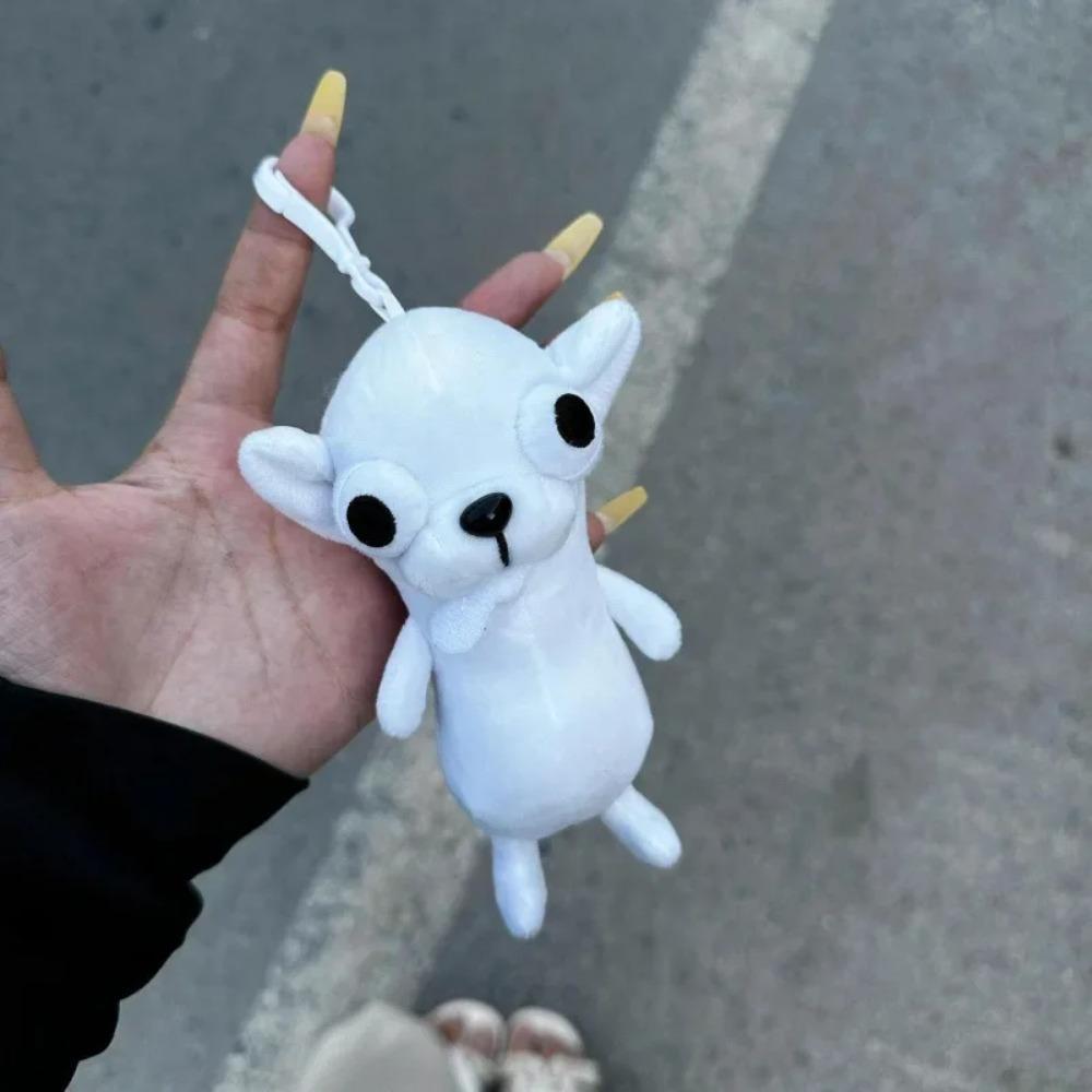 Забавная плюшевая игрушка чихуахуа Брелок-подвеска Щенок Питомец Набитая кукла чихуахуа Странный Милый Реалистичный плюшевый чихуахуа Друг Подарок