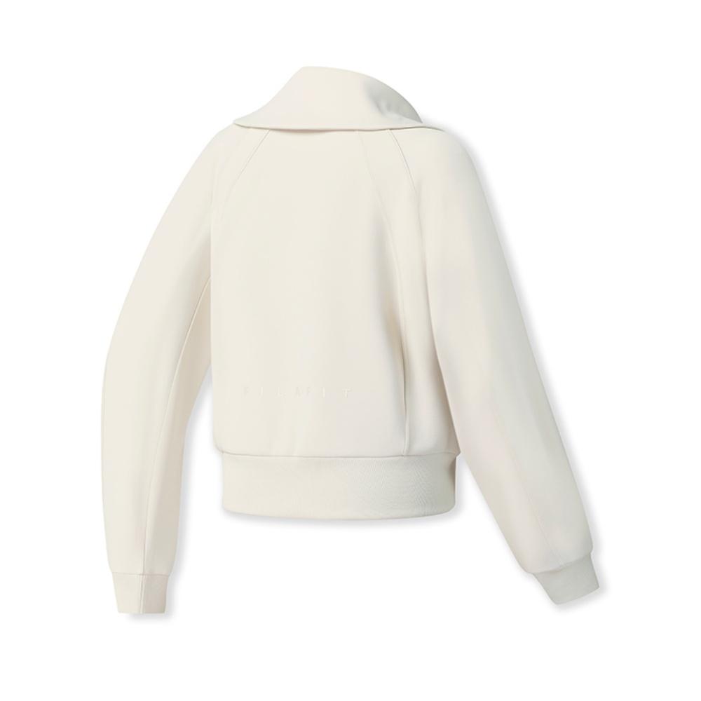 Fila Фитнес Модный Повседневный Свободный Вязаный Жакет Женские Куртки Белый A11W541501FIV