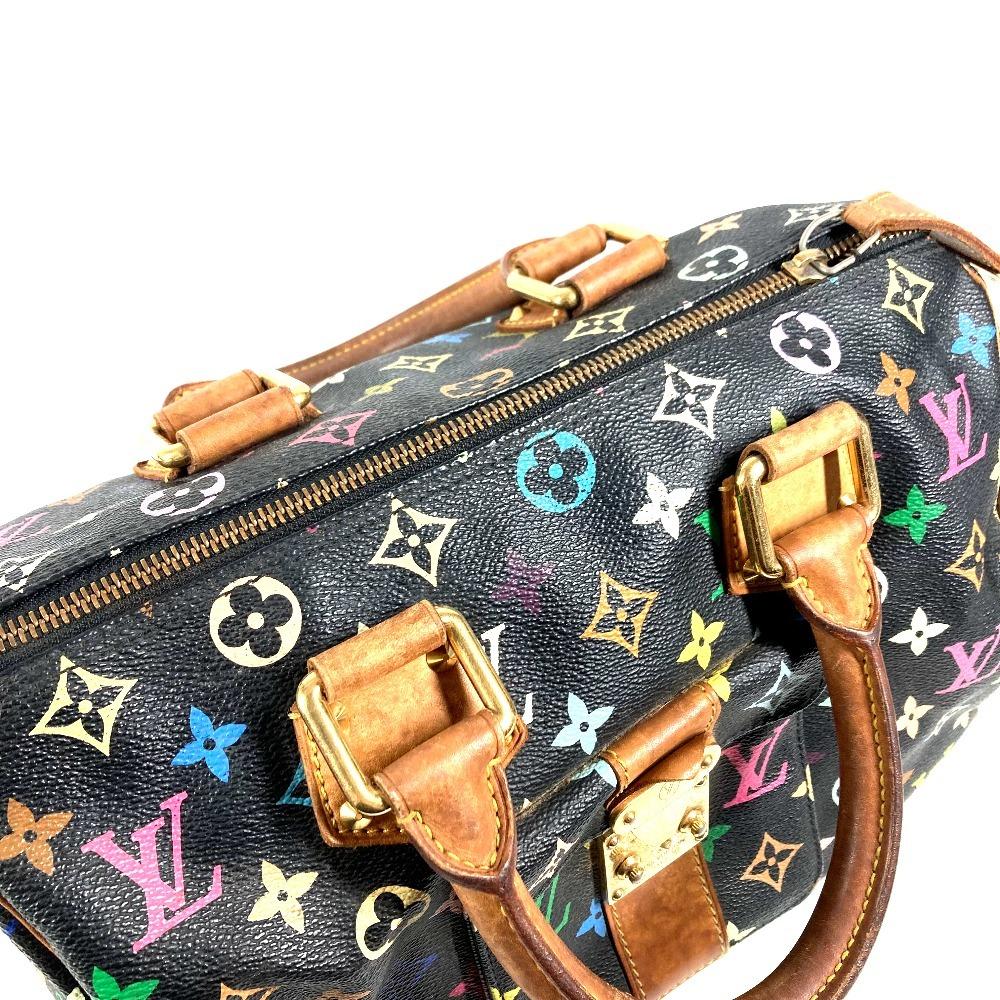 Louis Vuitton M92642  MonogramMulticolore Speedy30 Сумка-тоут Черный