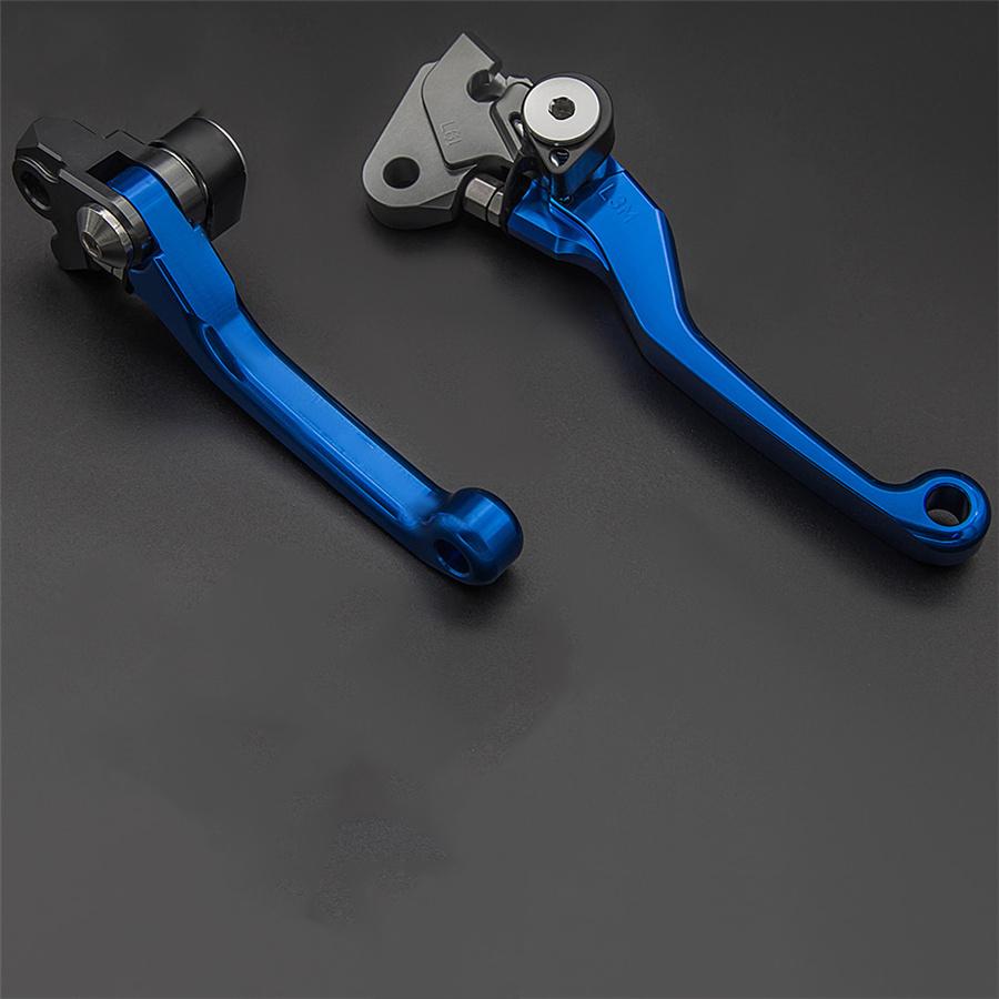 Для Yamaha YZ80 YZ85 2001-2014 CNC Pivot Рычаги тормоза и сцепления для мотокросса, грипсы