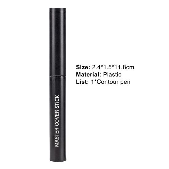 Модификация естественной заливки теней, портативная ручка для контурирования линии роста волос, палочка для определения бровей для ежедневного макияжа