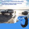 Heavy Duty Recovery Ring Snatch Block Pulley w/ Soft Shackle Tow Winch Rope