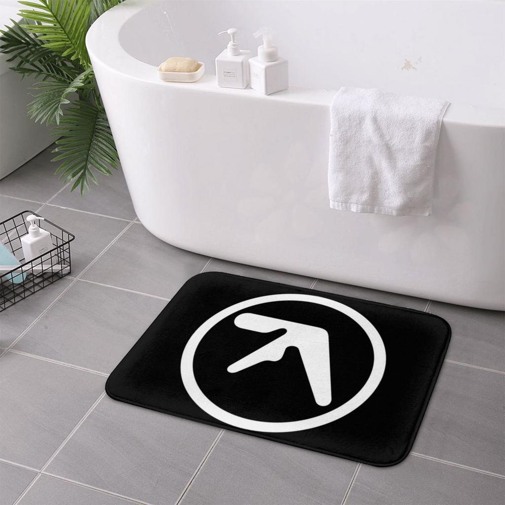 Aphex Twin Creative Logo Non-slip Doormat Floor Mat Washable Carpet Rug for Kitchen Entrance Home Bedroom Footpad Mats