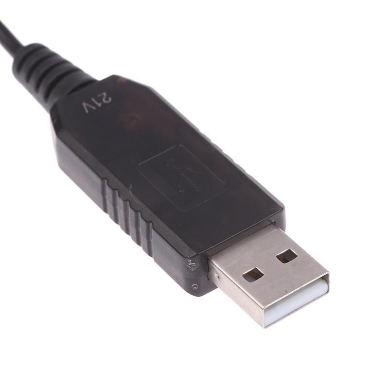 Повышающий кабель USB 5 В до 21 В Кабель для повышения мощности USB Линия повышения мощности Интерфейс постоянного тока 21 В Адаптер зарядного устройства для литиевой батареи