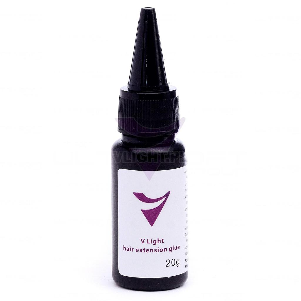 V-LIGHT CLAIR GLUE гель для наращивания волос прозрачный натуральный 20г