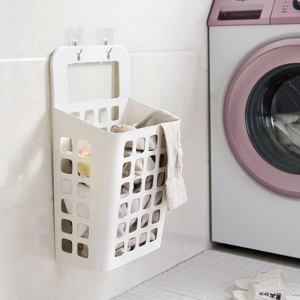 Бытовая корзина для грязной одежды Корзина для хранения грязной одежды Корзина для грязной одежды Настенная вешалка для ванной комнаты и туалета Настенная корзина для белья