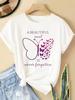(Asian Size) Letter Trend Cute Women Casual Short Sleeve T  Tee Top Clothing Shirt Fashion Printed Lady Female Graphic T-shirts