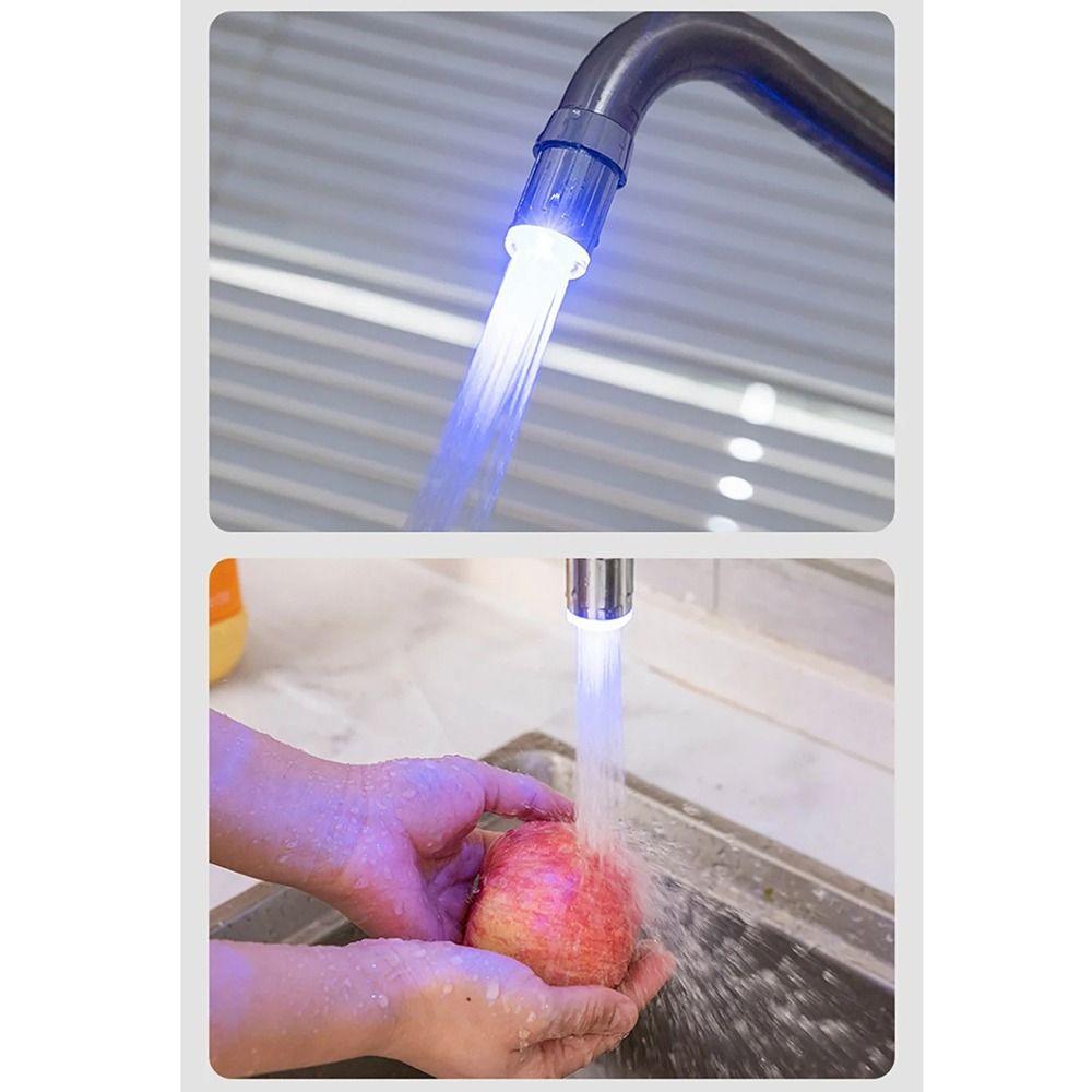 Умный светодиодный RGB кран для воды с изменением цвета, датчиком температуры, душевой лейкой, для ванной комнаты
