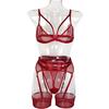 Lace Babydoll Open Bra Set Women's Intimates Sexy Bra G-String & Lingerie Sets Transparent Bralette Set