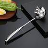 Fat Separator Ladle,18/8 Stainless Steel Oil Separator Soup Ladle 12.6 Inch Gravy Food Grease Strainer Separater,Cooking Fat Remover Strainer Ladle