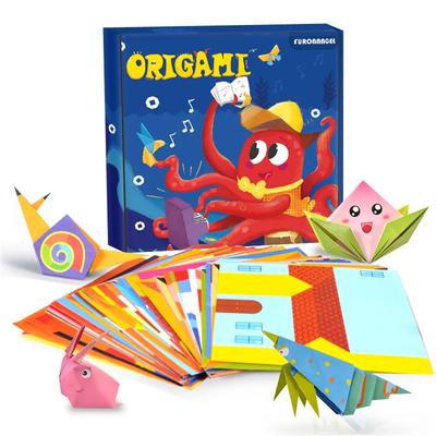 108 страниц, игрушки Монтессори, мультяшные животные, оригами, бумага, сделай сам, детская игрушка для рукоделия, ручная работа, Парпер, художественная развивающая игрушка для детей, подарок