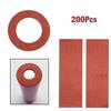 200 шт. Изоляционное кольцо для аккумулятора, клейкая картонная бумага для изоляционной прокладки аккумулятора 18650, инструменты для сварки и пайки