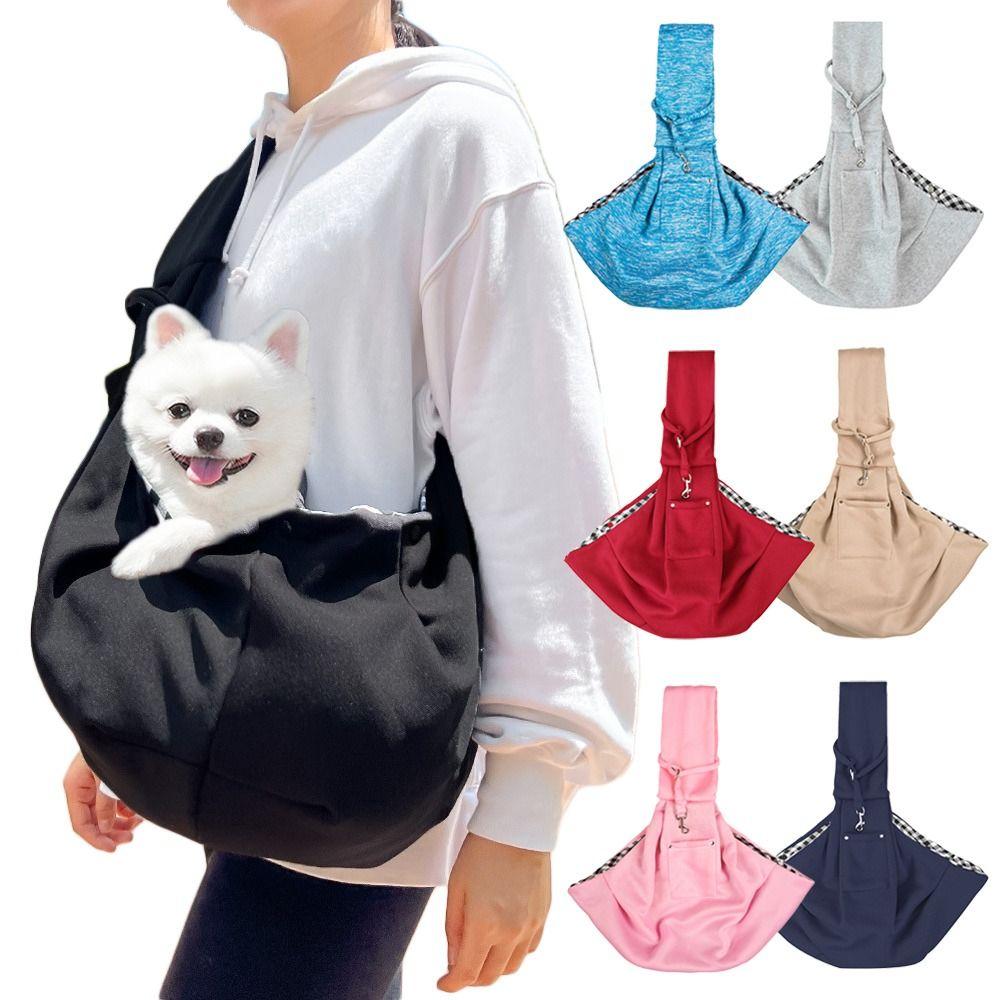 Travel Pet Crossbody Shoulder Bag Portable Cat Puppy Carrier Bag Fashion Pet Carrying Supplies