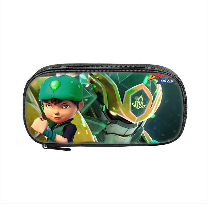 Пенал Boboiboy для детей, нейлоновая сумка для хранения с мультяшным дизайном