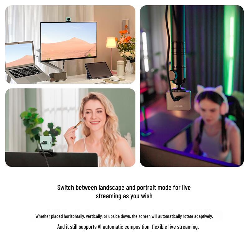 OBSBOT Meet 2 4K AI Auto-Tracking Webcam
