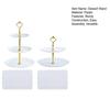 Cupcake Stand Holder Dessert Table Display Rack 2/3-Tier Snack Serving Tray for Tea Party Wedding Baby Shower