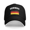 Немецкая бейсболка Простая повседневная, Модная регулируемый размер На открытом воздухе Спорт Ежедневная вечеринка Отпуск Внедорожное приключение Кепка