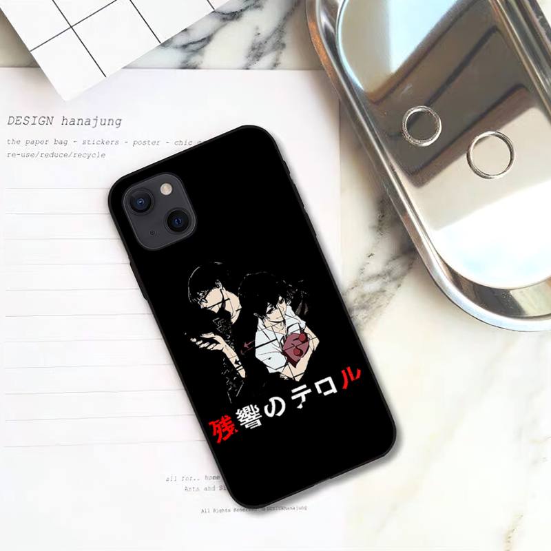 Классический мультяшный Zankyou No Terror in Resonance чехол для телефона iPhone 11 12 Mini 13 14 Pro XS Max X 8 7 6s Plus 5 SE XR Shell