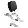 Низкий комплект для крепления багажа с пассажирской спинкой (Sissy Bar) для мотоцикла Harley Sportster 883 1200 2004-2023