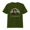 Vintage Retro Roy The It Crowd Trenneman Im Disabled T Shirt for  vintage Washed Breathable streetwear Unisex Versatile Soft