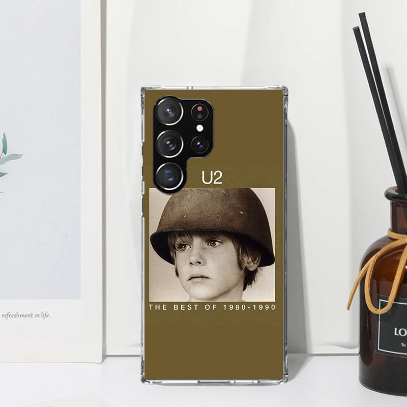 Чехол для телефона Band U-U2 Rock для Samsung Galaxy S26 S25 Edge S24 FE S23 S22 Ultra S21 Plus S20 + Арт Fundas Задняя крышка Galaxy S25 E
