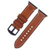 Heqi Preferential Applewatch Smartwatch Bands Unique Luxury Durable Soft Vintage Adjustable Genuine Leather  Parts Watch Strap