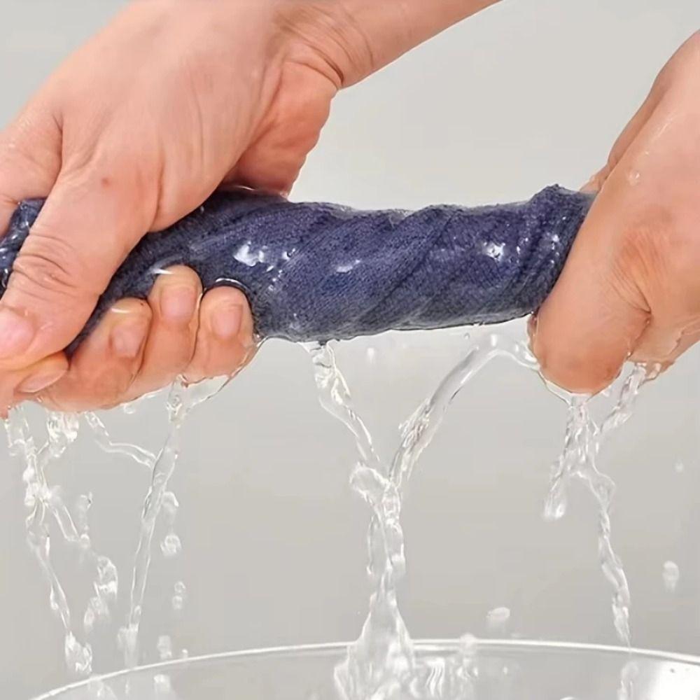 Absorbent Disposable Dishwashing Cloth 25x25CM Lazy Rag New Microfiber Cloth Roll