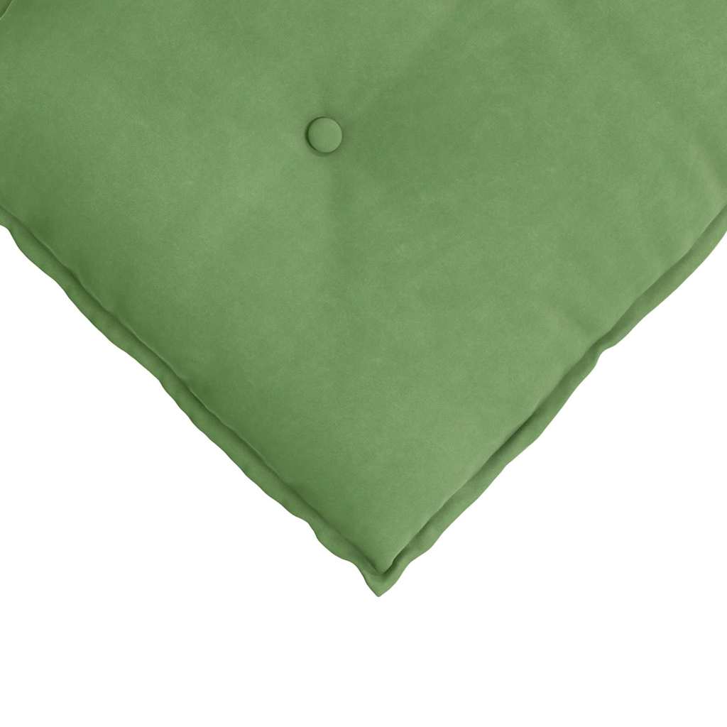 Back Cushion Light Green 60 x 50 cm Cord Fabric