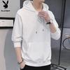 Playboy Men's Casual Loose Hooded Sweatshirt