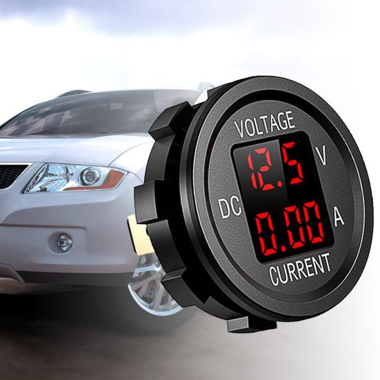 Excellent Voltage Current Meter Wide Application Car Accessories Short-circuit Protection