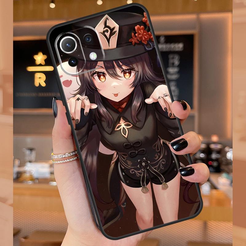 Чехол Hu Tao Genshin Impact для Xiaomi 15 Ultra 14 13T 14T 15T Pro 17 Pro Max POCO F8 F7 F5 F6 X3 X5 X6 X7 Pro