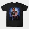 Мужская черная футболка с принтом Bo Nix Courtland Sutton Step Brothers, Denver Broncos Футбол Печать на бумаге для трансфера без вырезания Хлопковая футболка