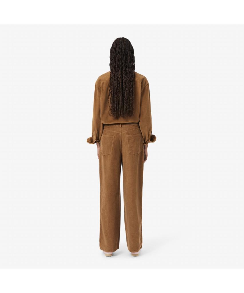LACOSTE Women'S Corduroy Wide Pants Hf8429-55N Dpc