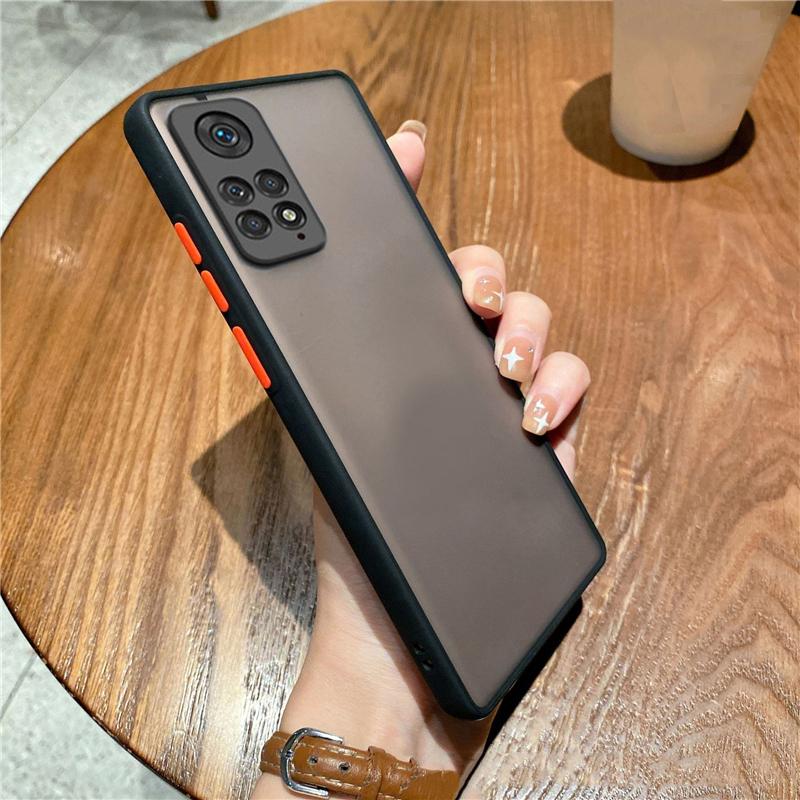Матовый полупрозрачный жесткий силиконовый чехол для телефона Xiaomi Redmi Note 11 10 9 Pro 11S A1 10C 9T Poco C40 X4 X3 NFC M3 M4 Pro 4G 5G задняя крышка