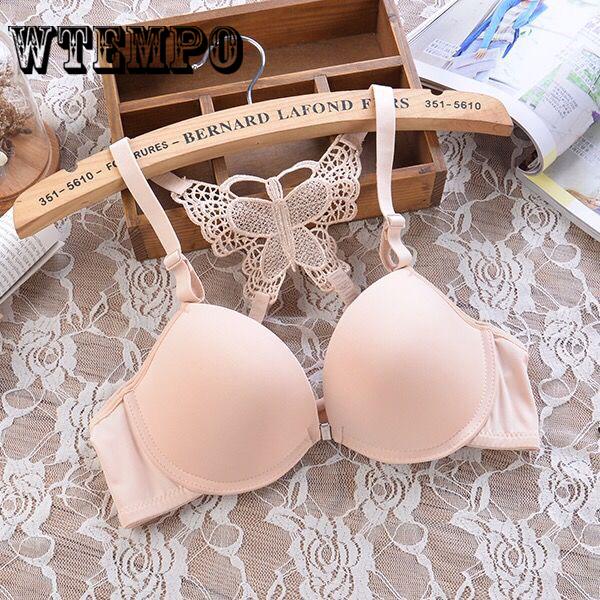 Embroidered Bra Seamless Underwear Lace Bras Plump Bra Sex Push Up Bras