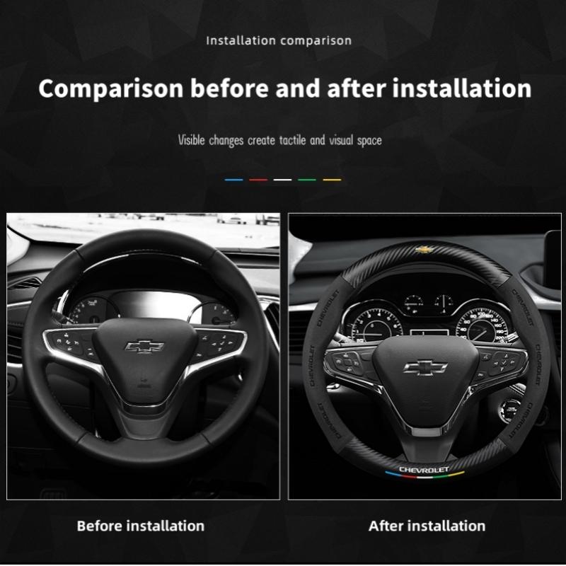 Suede Car Steering Wheel Cover for Chevrolet Cruze Groove Impala Matiz Beat Volt Corsa Optra Lacetti Malibu Xl Epica Accessories