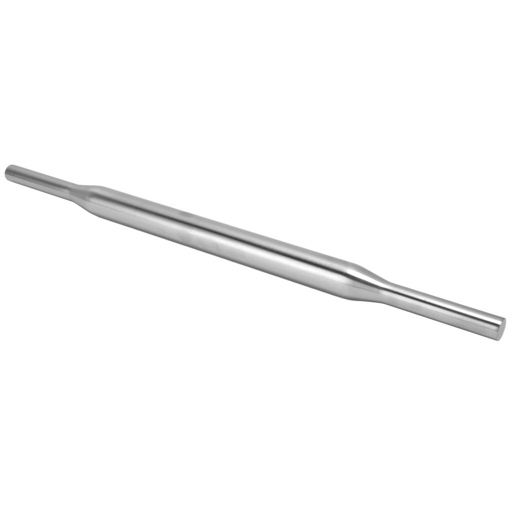 Скалка пекарская из нержавеющей стали 304, портативная, профессиональная, ролик для теста для пиццы для домашней кухни, длина 43,6 см