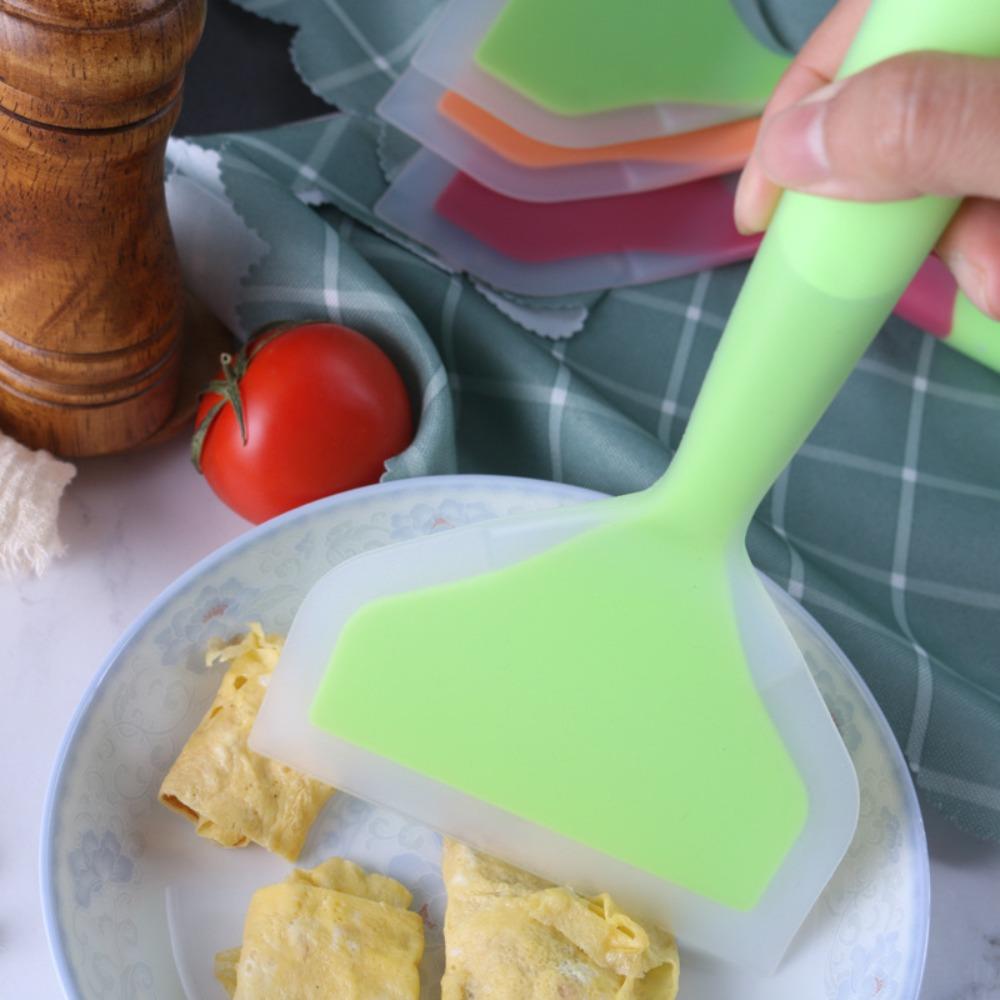 Food Grade Silicone Spatula Non-stick Wide Spatula Kitchen Utensils Silicone Pan Omelets
