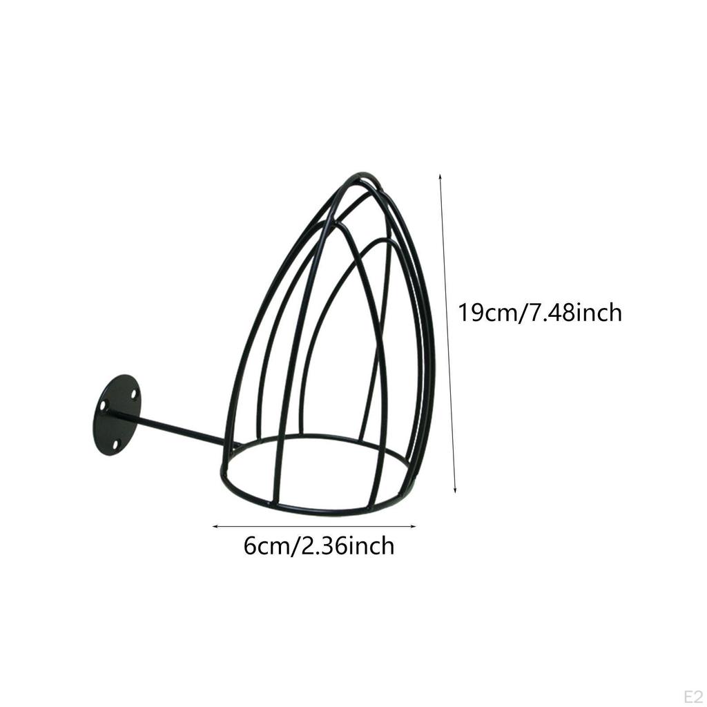 Металлическая проволочная шляпа держатель для хранения бейсбольной полки, настенный, украшение, легко устанавливаемый парик