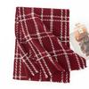 Wool Scarf Women's Premium Autumn and Winter New Year's Style Plaid Scarf Versatile Scarf Thickened Warm Shawl