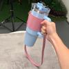 With Strap Water Bottle Holder PU Leather Bottle Sling Holder  For Stanley 30oz & 40oz Tumbler