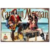 Металлические жестяные таблички Captain Morgan, Настенный плакат, Значок-табличка, Винтажная железная картина, Декор для гаража, кафе, мужской комнаты, клуба, бара