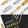 1 шт. металлические водонепроницаемые фломастеры для перманентной краски, канцелярские принадлежности, подарок