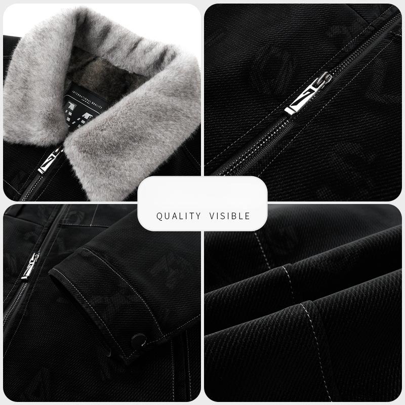 Мужская куртка из натуральной кожи, короткая куртка-пуховик из натуральной кожи, повседневная кожаная куртка с мехом, цельная утолщенная куртка
