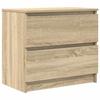 VidaXL TV Cabinet Sonoma Oak 60x35x54 Cm Engineered Wood, TV Stand, Hi-fi Cabinet, Entertainment Center, TV Buffet, 861780